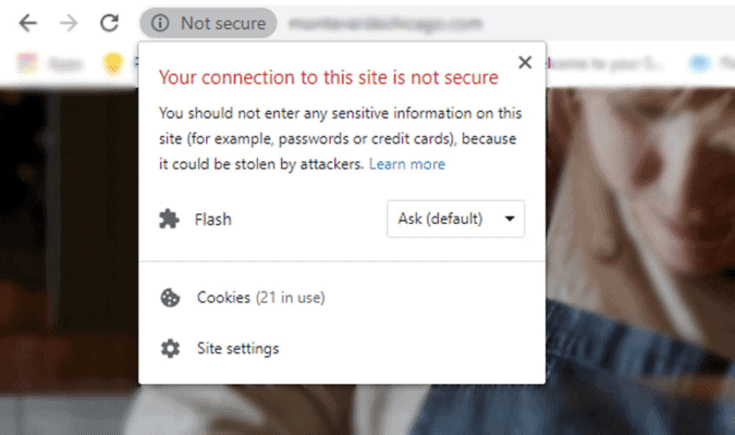 ไม่ติด https จะแสดงเป็น Not Secure