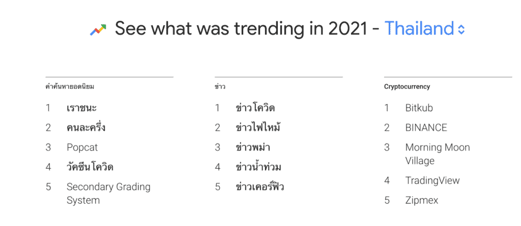 สอนใช้ฟีเจอร์หนึ่งปีกับการค้นหา (Year in Search)