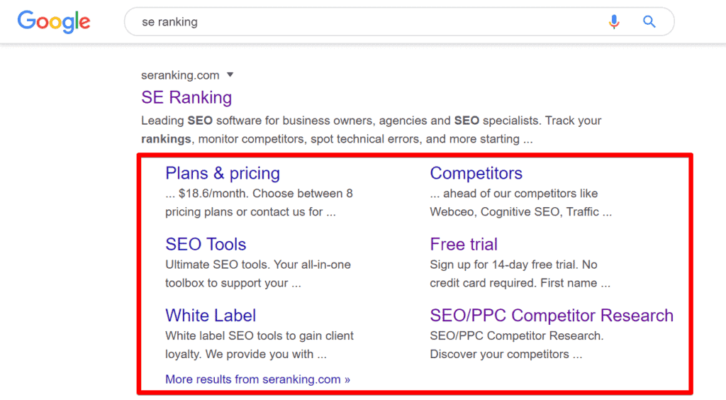 เว็บไซต์มีโอกาสได้รับ Google Sitelinks มากขึ้น