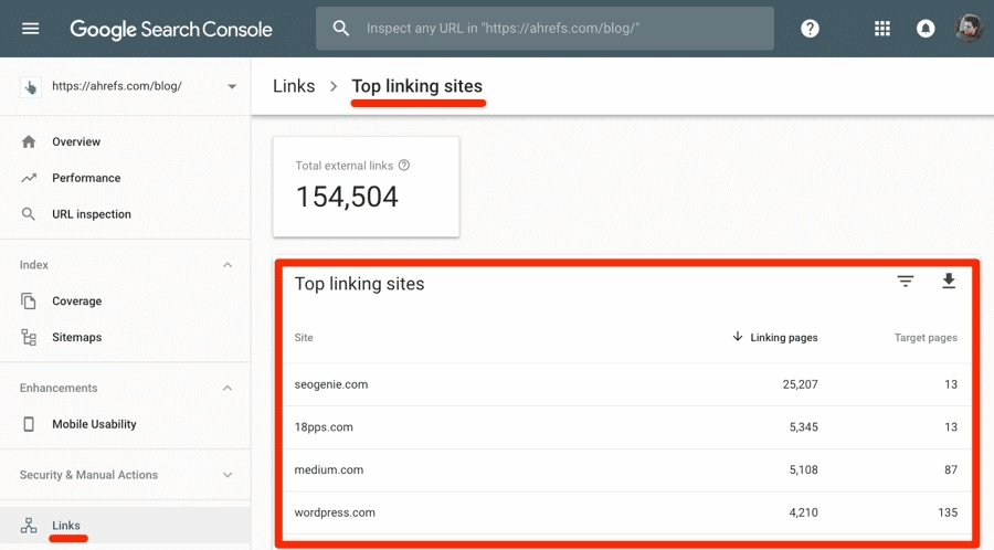 ตรวจสอบและรวบรวมรายชื่อ Backlink