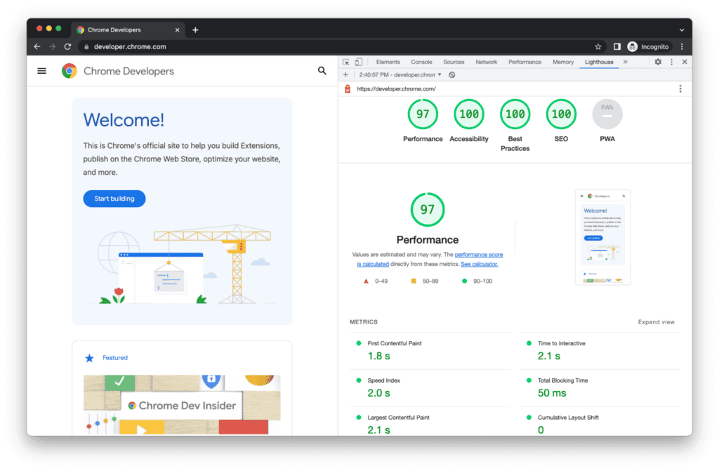 Google Lighthouse ช่วยในเรื่องอะไร