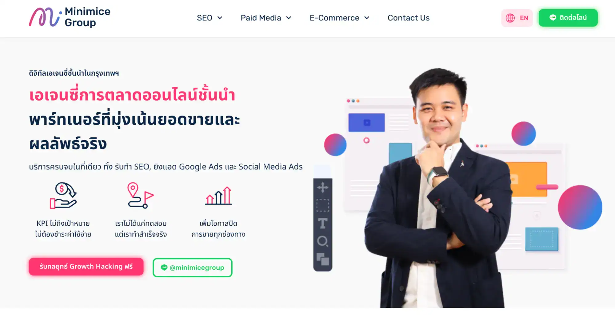 บริษัทรับทำ SEO Minimice Group