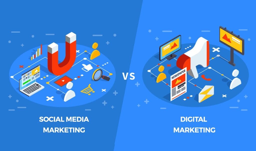 Social Media Marketing VS Digital Marketing