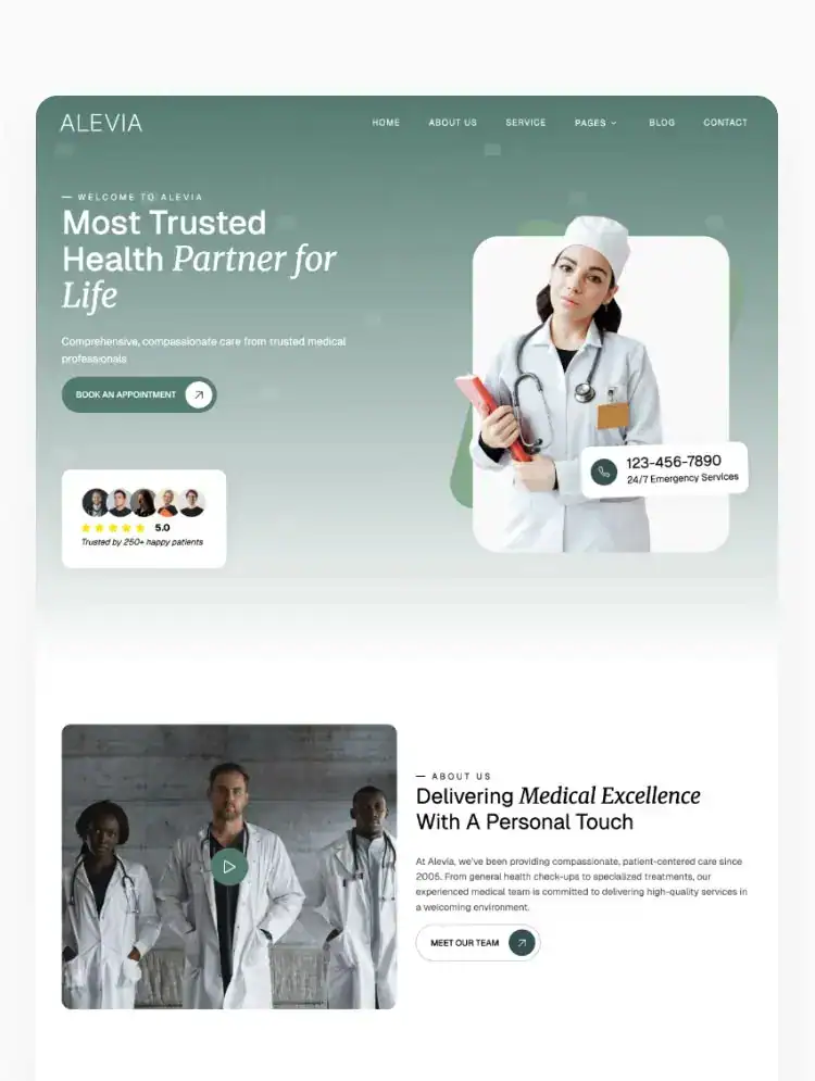 ตัวอย่างเว็บไซต์ที่มี User Friendly สำหรับคลินิกสำหรับเสริมความงาม