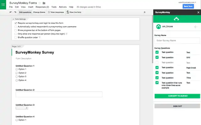 SurveyMonkey เครื่องมือสร้างแบบสอบถามออนไลน์