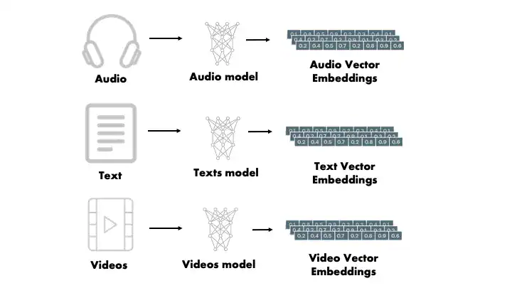 ตัวอย่าง Vector Embeddings