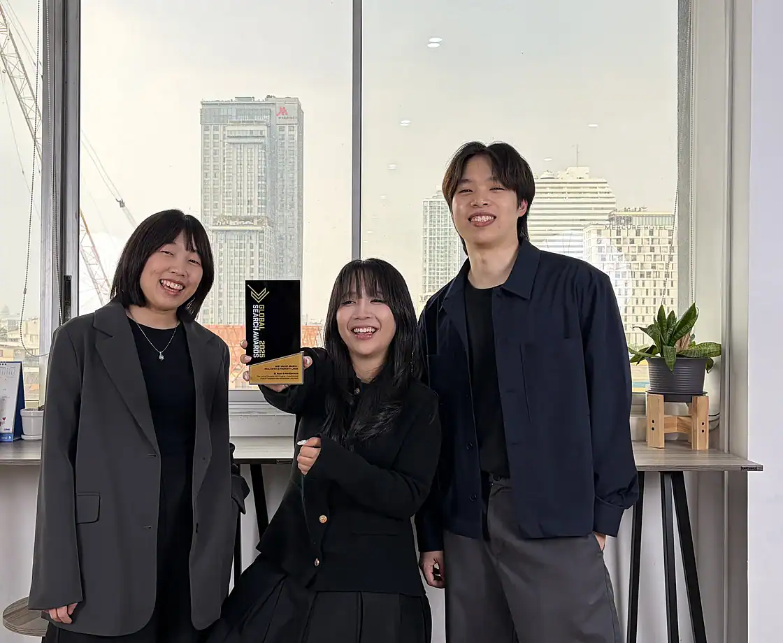 ทีม NerdOptimize กับรางวัล Global Search Awards 2025