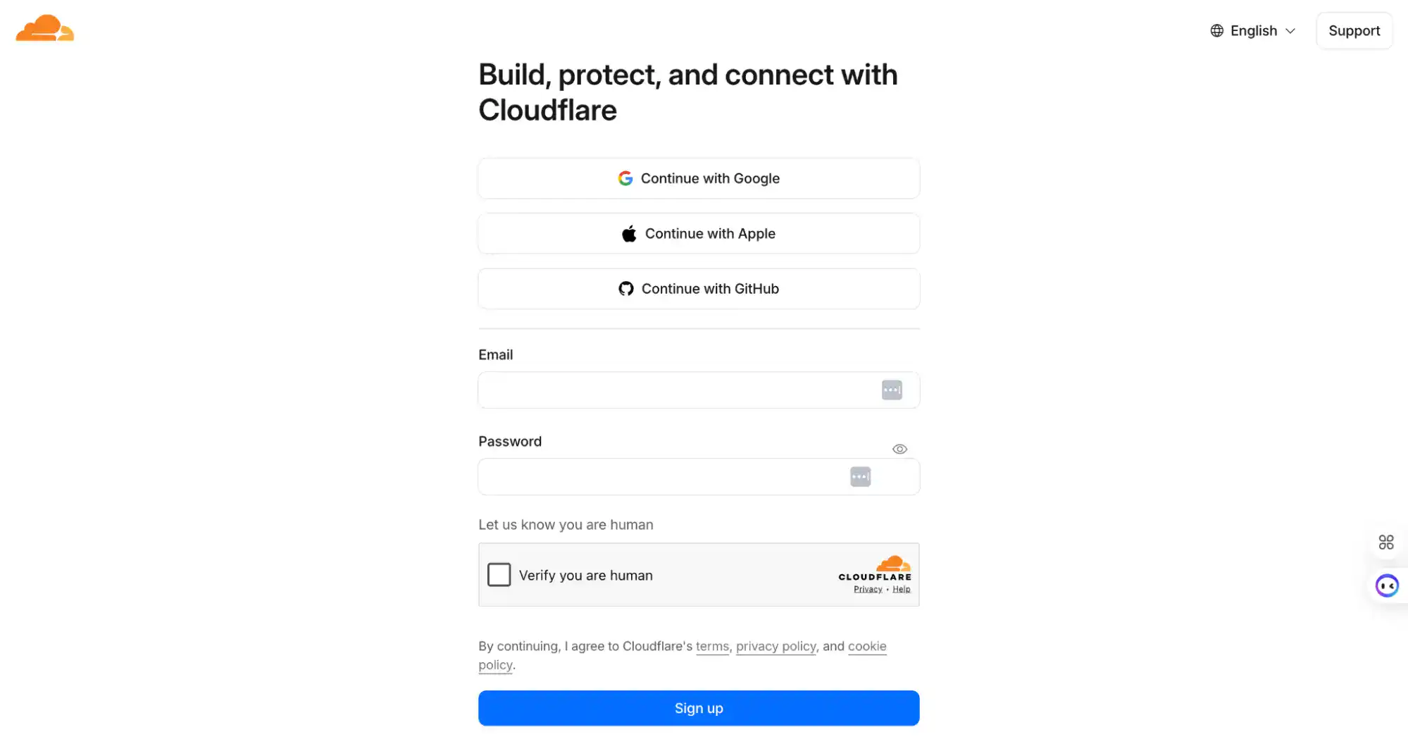 วิธีการสมัครการใช้งาน Cloudflare